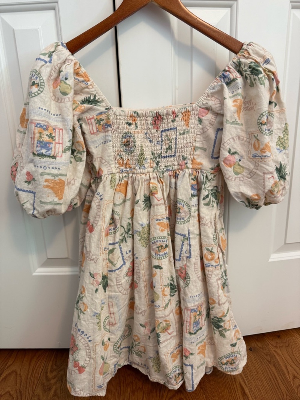 Abercrombie & Fitch Emerson Mini Dress Italia Print Size XS - Picture 6 of 11